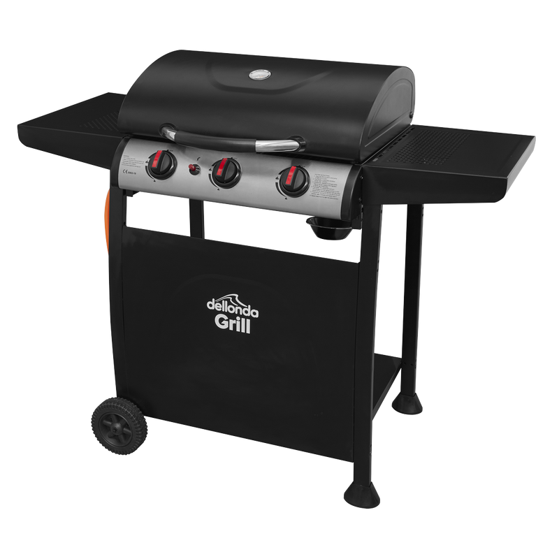 Dellonda 3 Burner Gas BBQ Dellonda  - Dynamic Drive