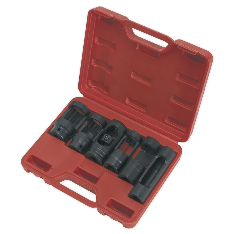 Sealey Diesel Injector Window Socket Set 6pc 1/2"Sq Drive SX0401 Sealey - Dynamic Drive