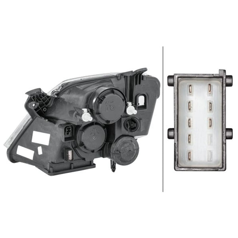 Hella Headlight Headlamp PY21W Right fits Opel Meriva A 2003-2010