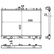 Mahle Engine Radiator CR 1883 000S
