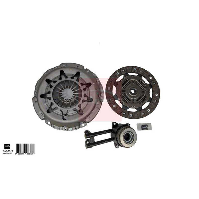 Apec Clutch Kit Set 3pc fits Ford Fiesta V 2001-2008 1.6