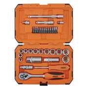 Draper HI-TORQ 6 Point Socket Set, 1/4" and 3/8" (34 Piece) 22110 Draper - Dynamic Drive