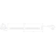 Juratek Brake Hydraulic Hose Line Front Left fits Honda Insight 2009-2013 1.3