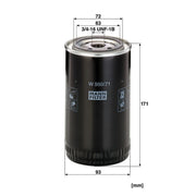 MANN-FILTER Engine Oil Filter