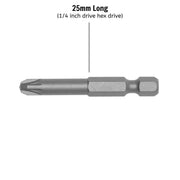 Teng Tools 1/4" PZ Bits 25mm PZ1 10 pcs Teng Tools - Dynamic Drive