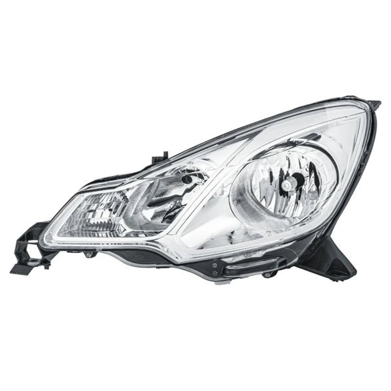 Hella Headlight Headlamp H7/H1 Left fits Citroën C3 II 2009-2016 1.0 1.2 1.4 1.6