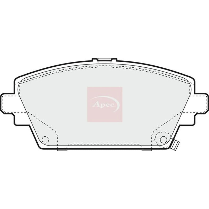 Apec Front Brake Pad Set PAD1043