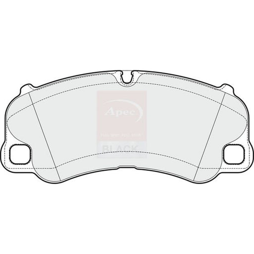 Apec Black Front Brake Pad Set fits Porsche 918 Spyder 2013 on 4.6