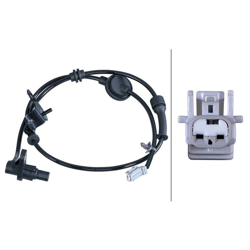 Hella ABS Wheel Speed Sensor Front Right 6PU 358 417-441