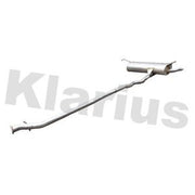 Klarius Box With Tail Pipe Rear fits Nissan Qashqai I 2006-2013 1.5