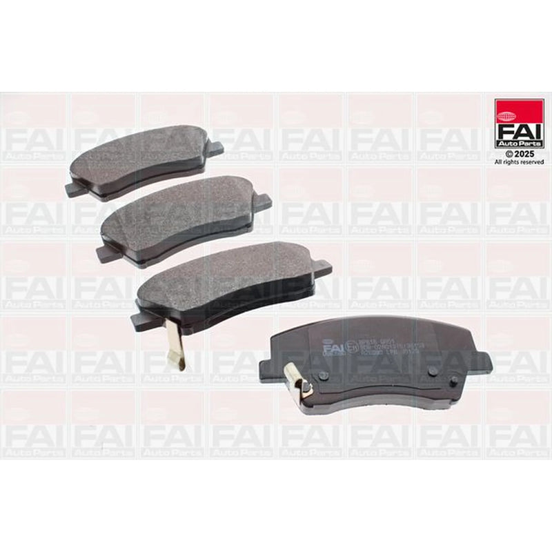 FAI Front Brake Pad Set fits Hyundai Ioniq 2016-2022 1.6