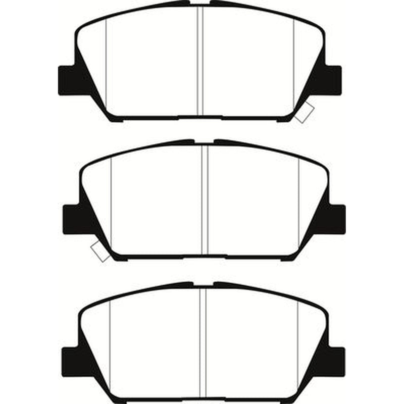 Abtex Front Brake Pad Set fits Hyundai I30 2011-2017 1.4 1.6