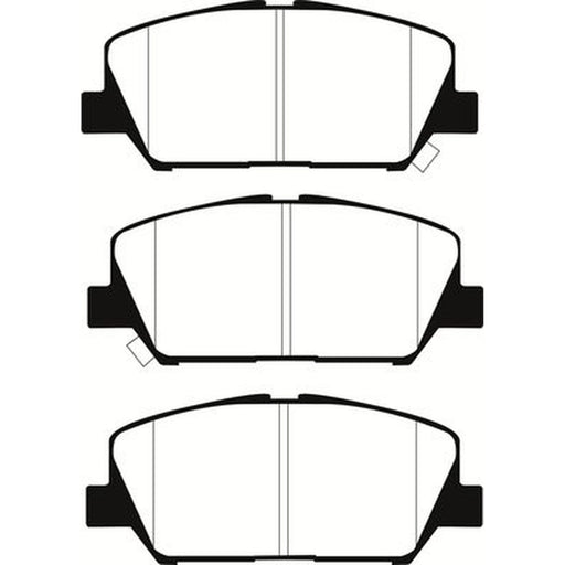 Abtex Front Brake Pad Set fits Hyundai I30 2011-2017 1.4 1.6