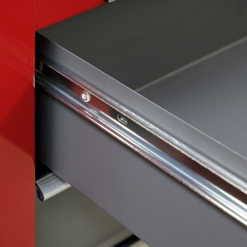 Sealey Rollcab 5 Drawer with Ball-Bearing Slides Red/Grey AP22505BB Sealey - Dynamic Drive