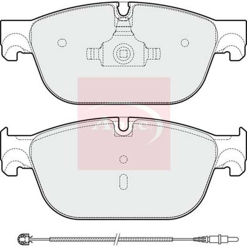 Apec Front & Rear Brake Discs & Pads fits Peugeot 508 Sw I 2010-2018 2.0