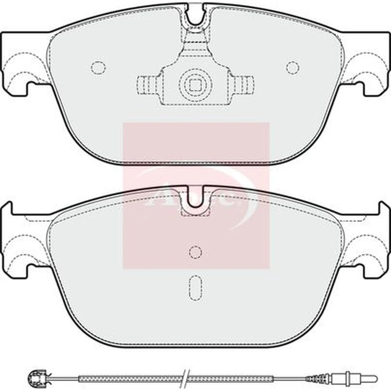 Apec Front Brake Pad Set PAD1809