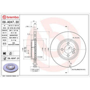 Brembo Front Brake Internally Vented Discs & Pads fits Mini Mini 2011-2013
