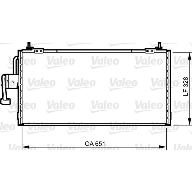 Valeo Air Conditioning Condenser 814260