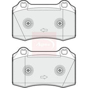 Apec Front Brake Pad Set PAD1661