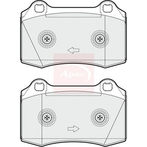Apec Front Brake Vented Discs & Pads fits Ford Focus I 2002-2004