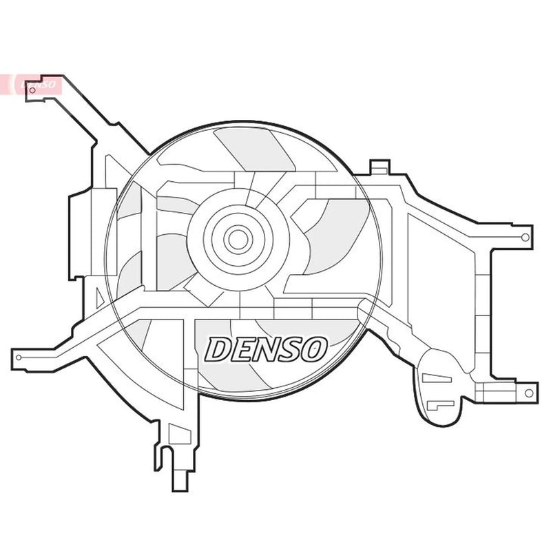 Denso Engine Cooling Fan fits Dacia Logan 2005 on 1.5