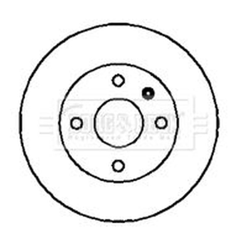 Borg & Beck Front & Rear Brake Discs & Pads fits Opel Corsa B 1999-2002 1.7
