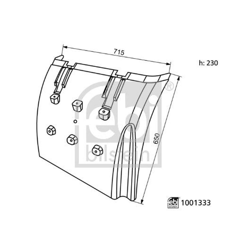 Febi Wing Wide High 1001333