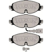 Juratek Front & Rear Brake Discs & Pads fits VW Sharan 2011-2022 1.4 2.0
