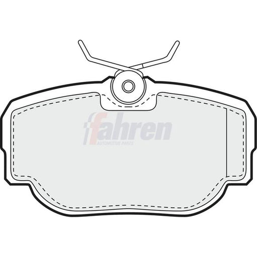 Fahren Rear Brake Pad Set FBP3297