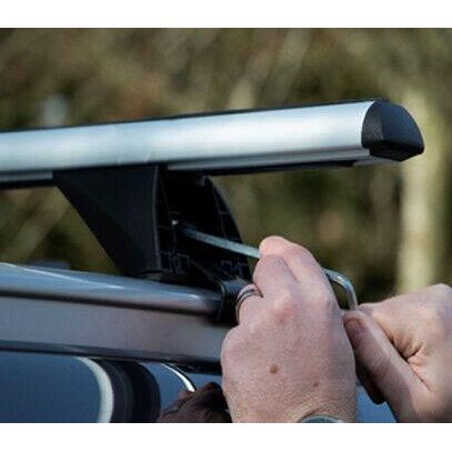Maypole 1.2m Car Roof Bars for Profile Flush Rails Maypole  - Dynamic Drive