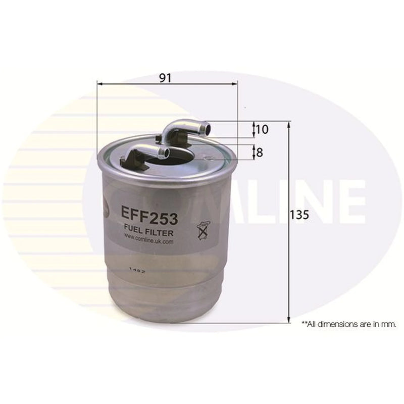 Comline Fuel Filter Element fits Mercedes-Benz Sprinter 3,5-T 2006-2018