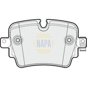 NAPA Front & Rear Pads fits Jaguar F-Type 2012-2014 3.0