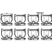 Mintex Front Brake Discs & Pads fits Mercedes-Benz S-Class 2005-2013 221.176