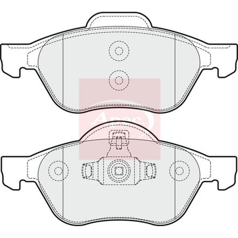 Apec Front Brake Pad Set fits Renault Clio III 2006-2014 2.0