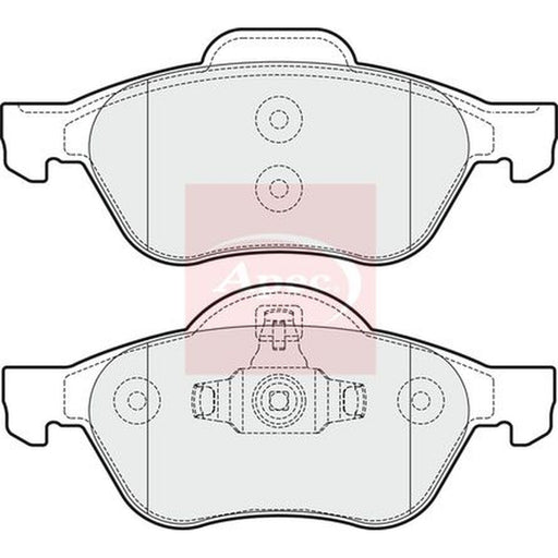 Apec Front Brake Pad Set fits Renault Clio III 2006-2014 2.0