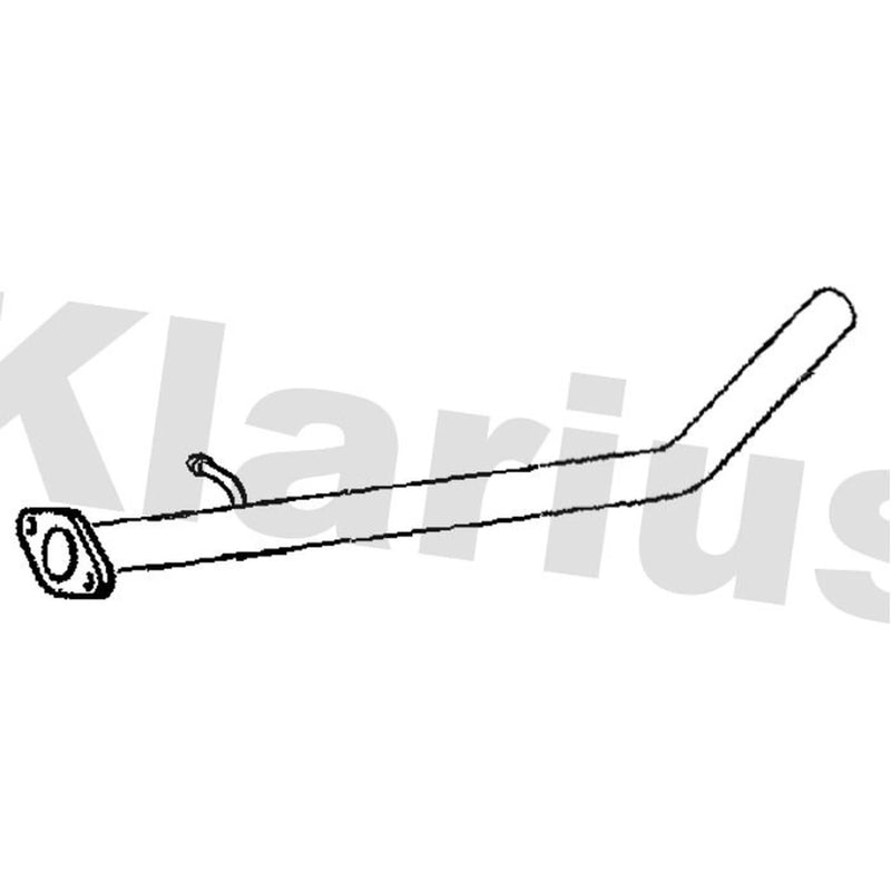 Klarius Exhaust Pipe OD fits Opel Mokka / Mokka X 2012-2019 1.7