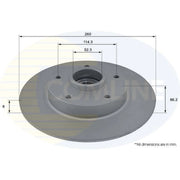Comline Front & Rear Brake Discs & Pads fits Renault Megane IV Grandtour 2018 on