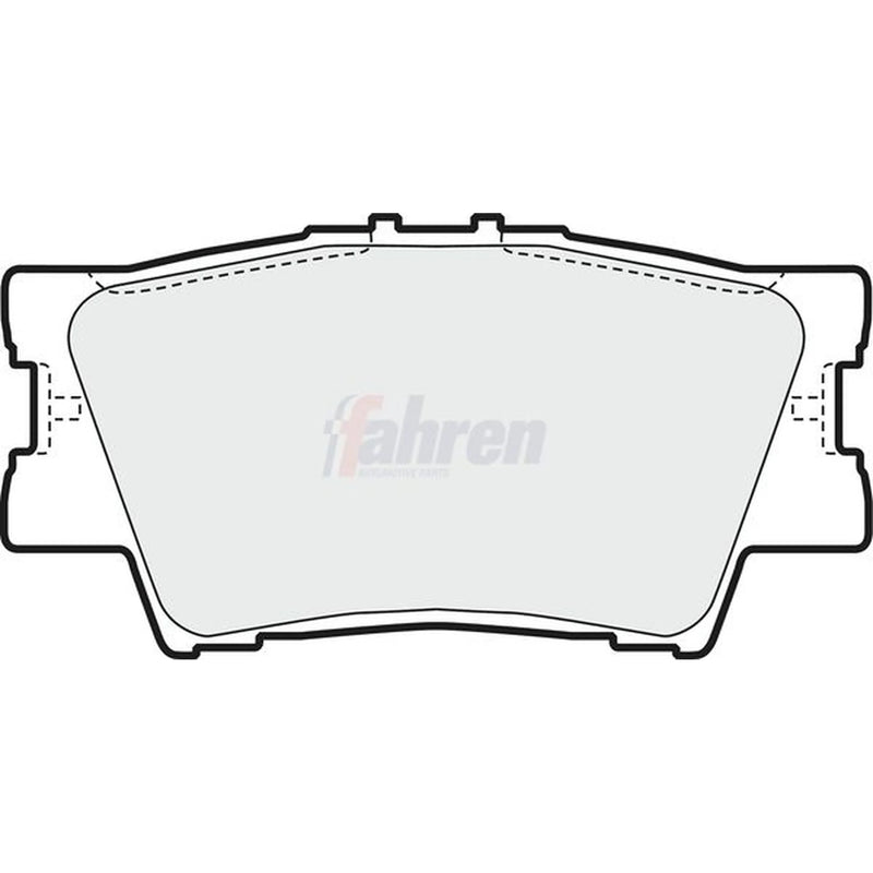 Fahren Rear Brake Pad Set FBP3230
