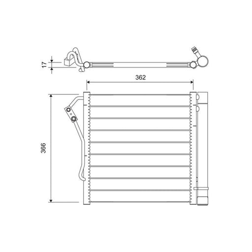 Valeo Air Conditioning Condenser 817801