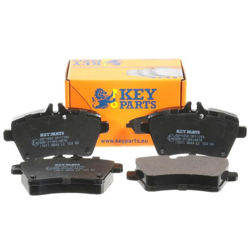 Key Parts 4 x Front Brake Pad Set fits Mercedes-Benz A-Class 2004-2012