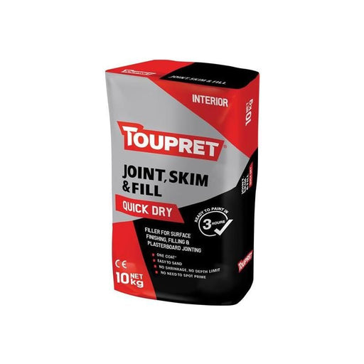 Toupret Quick Dry Joint Skim & Fill 10kg Toupret - NN4 Online