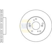 NAPA Front Brake Vented Discs & Pads fits Honda Cr-Z 2010-2013 1.5