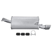 Hella End Silencer Rear fits Opel Corsa C 2000-2009 1.2 1.4 1.8