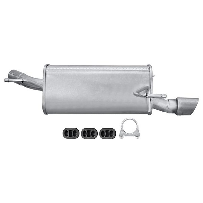 Hella End Silencer Rear fits Opel Corsa C 2000-2009 1.2 1.4 1.8