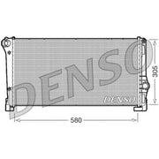 Denso Engine Radiator DRM09104