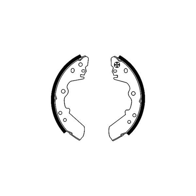 Mintex Brake Shoe Set Axle Kit fits Opel Frontera A 1992-1998
