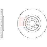 Apec 2 x Front Brake Discs SDK6465-x2