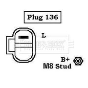 Borg & Beck Car Alternator 12V BBA2976