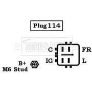 Borg & Beck Car Alternator 12V fits Toyota Dyna Platform 2001 on 2.5