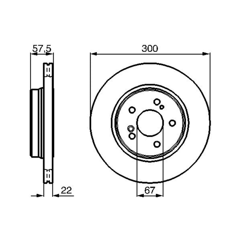 Bosch Front & Rear Brake Discs & Pads fits Mercedes-Benz Sl 1992-2001